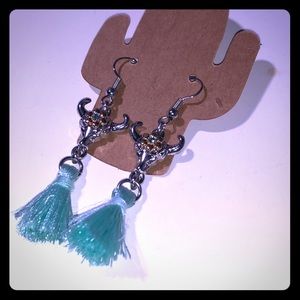 Bullhead Dangle Earrings